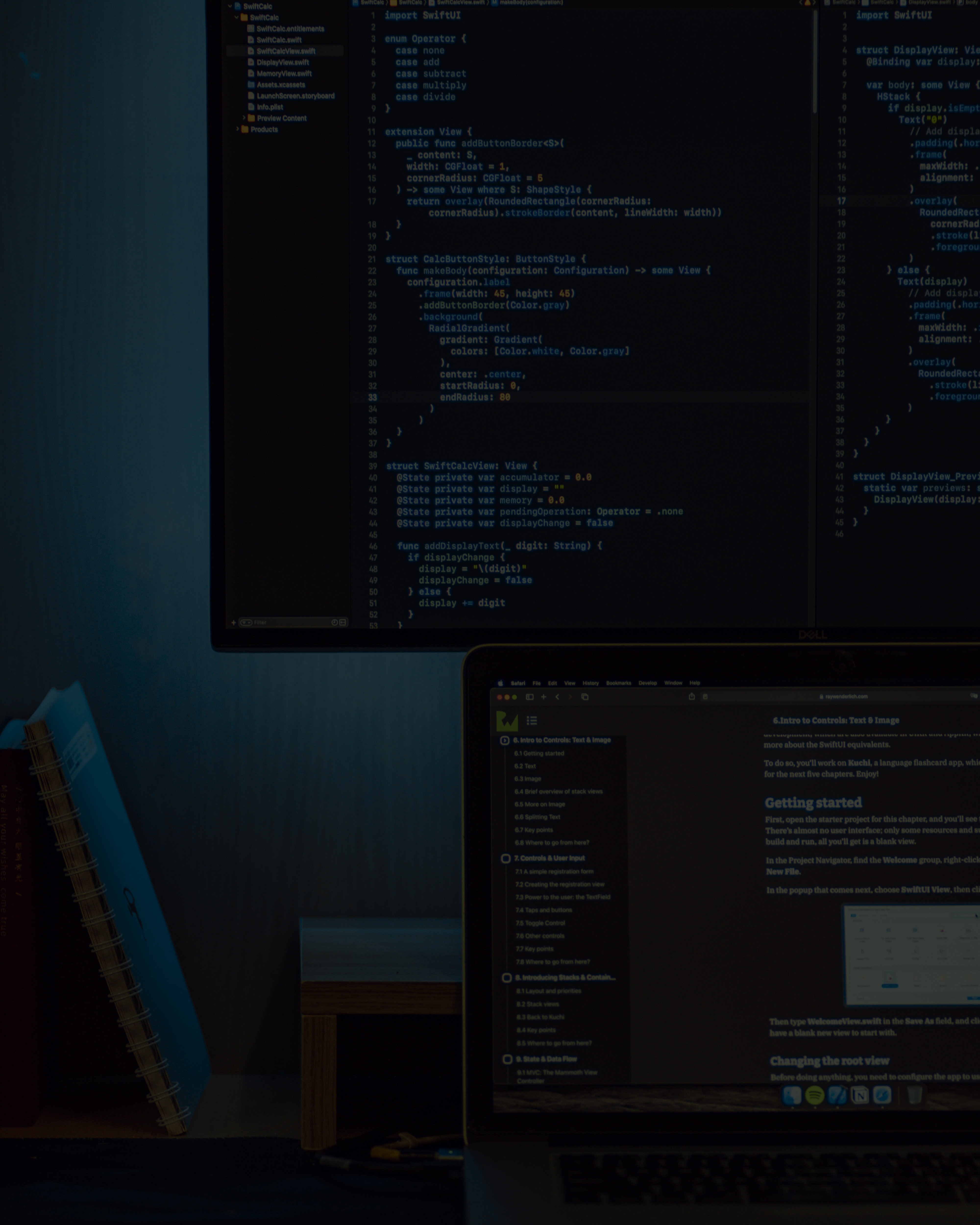 an image of a laptop set-up